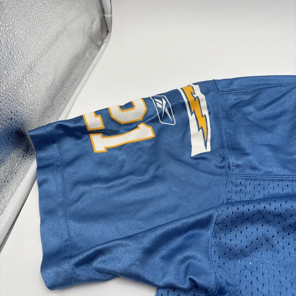 LA Chargers Ladanian Tomlinson Jersey 21 Powder Blue XL Reebok NFL‎ Players Mesh